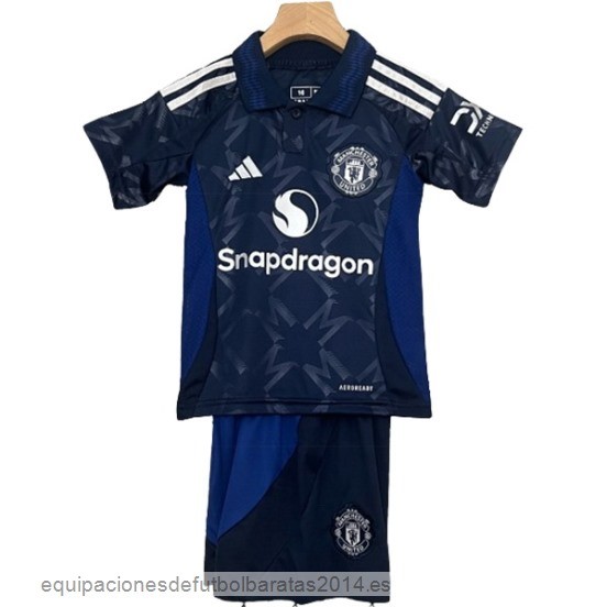 Nuevo 2ª Conjunto De Niños Manchester United 24/25 Azul Baratas